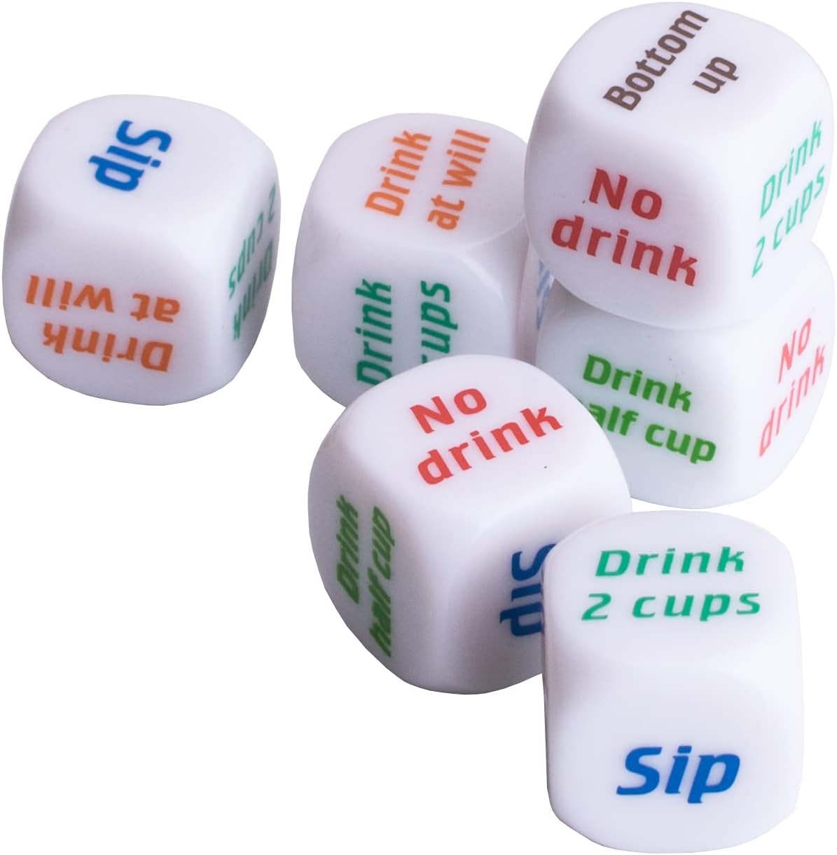 12Pcs Drinking Dice Rolling De - Party Games Bachelorette recension och pris