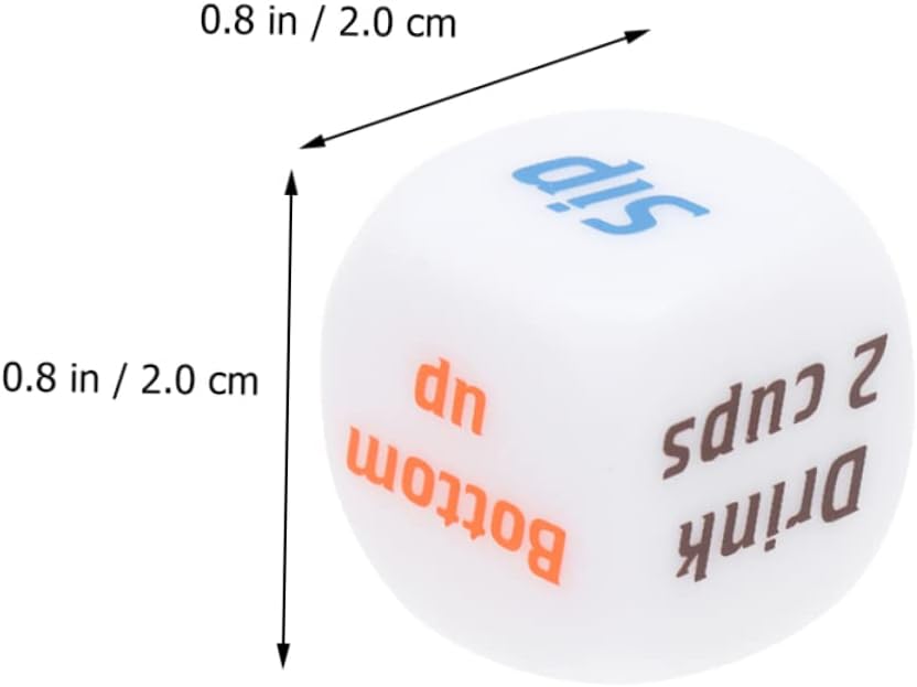 12Pcs Drinking Dice Rolling De - Party Games Bachelorette recension och pris