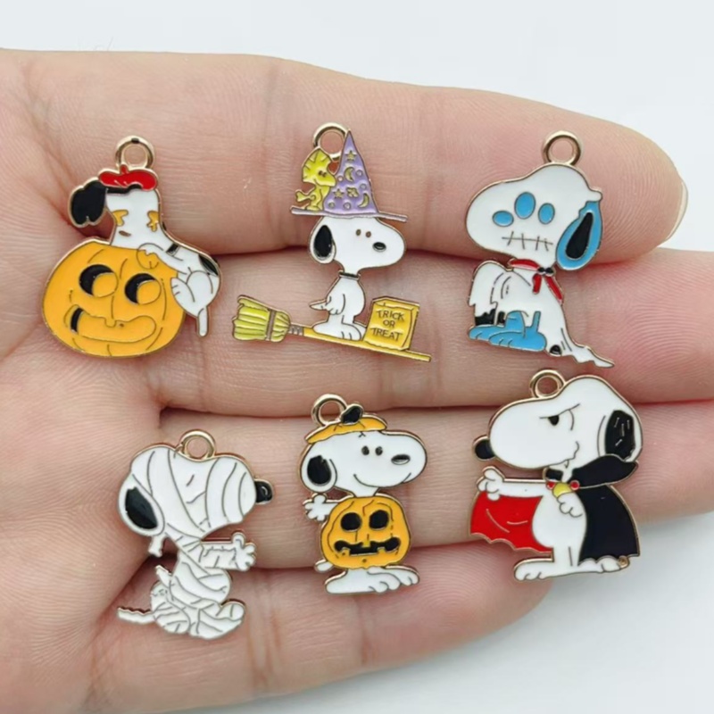 10Pcs Cute Halloween Cartoon P - Party Games Ideas recension och pris