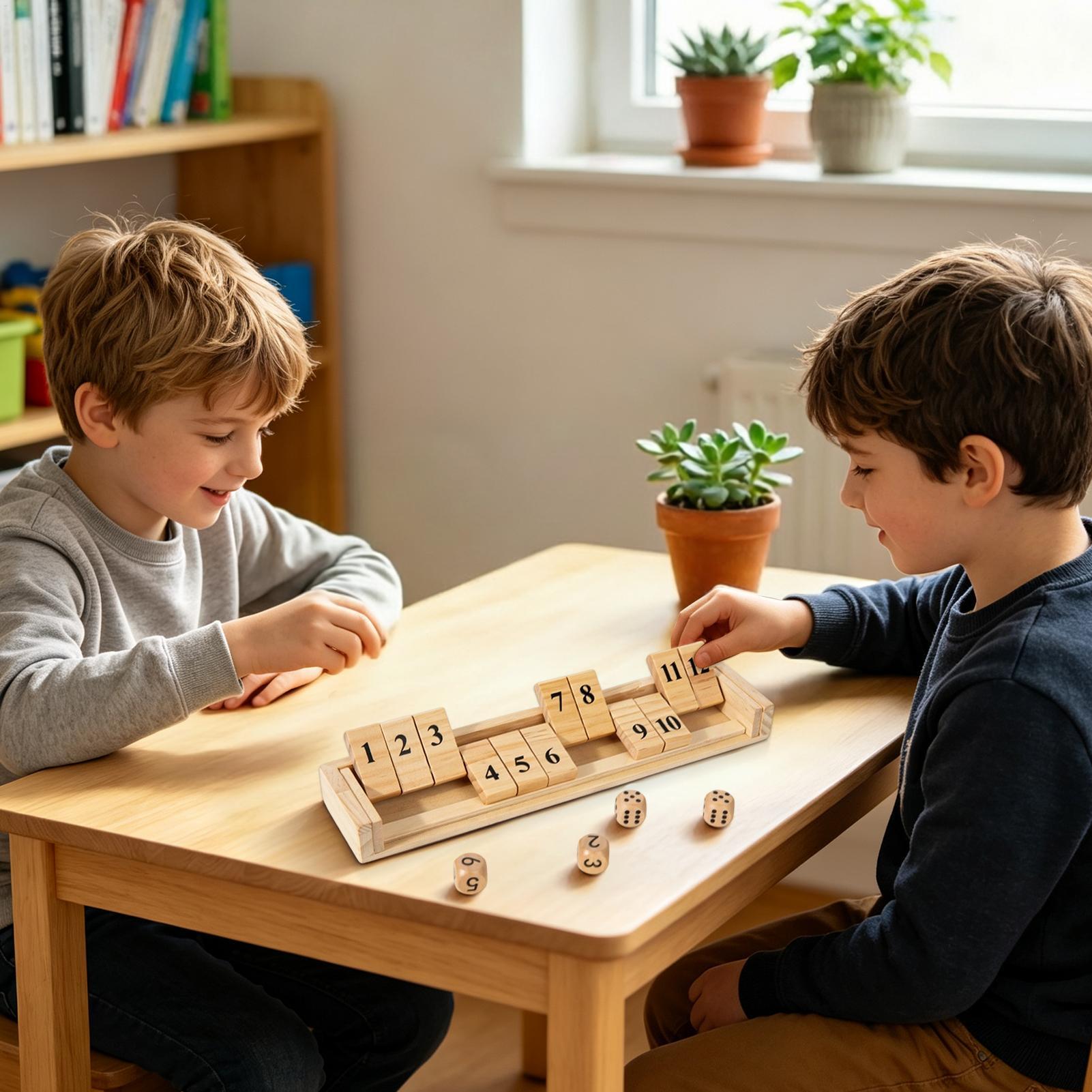 Shut The Box Game Wooden Numbe - Party Games Usa recension och pris