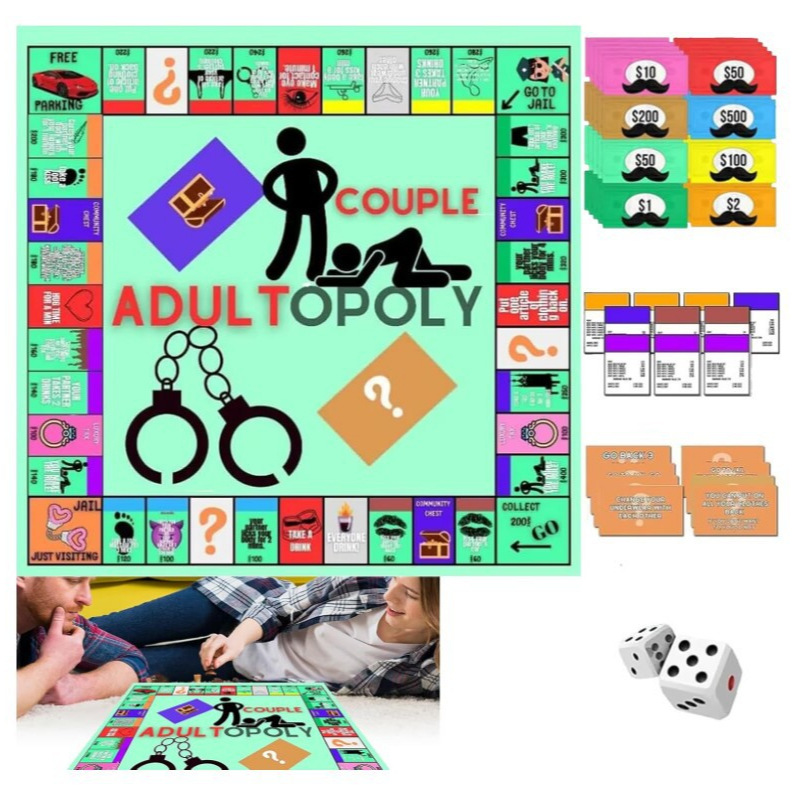 Couple Chessboard Monopolys Pa - Party Games Usa recension och pris