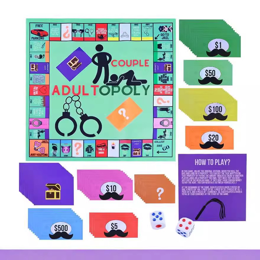 Couple Chessboard Monopolys Pa - Party Games Usa recension och pris