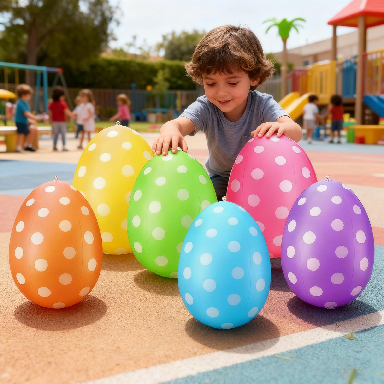 Inflatable Easter Eggs 6Pcs/se - Party Games Egg recension och pris