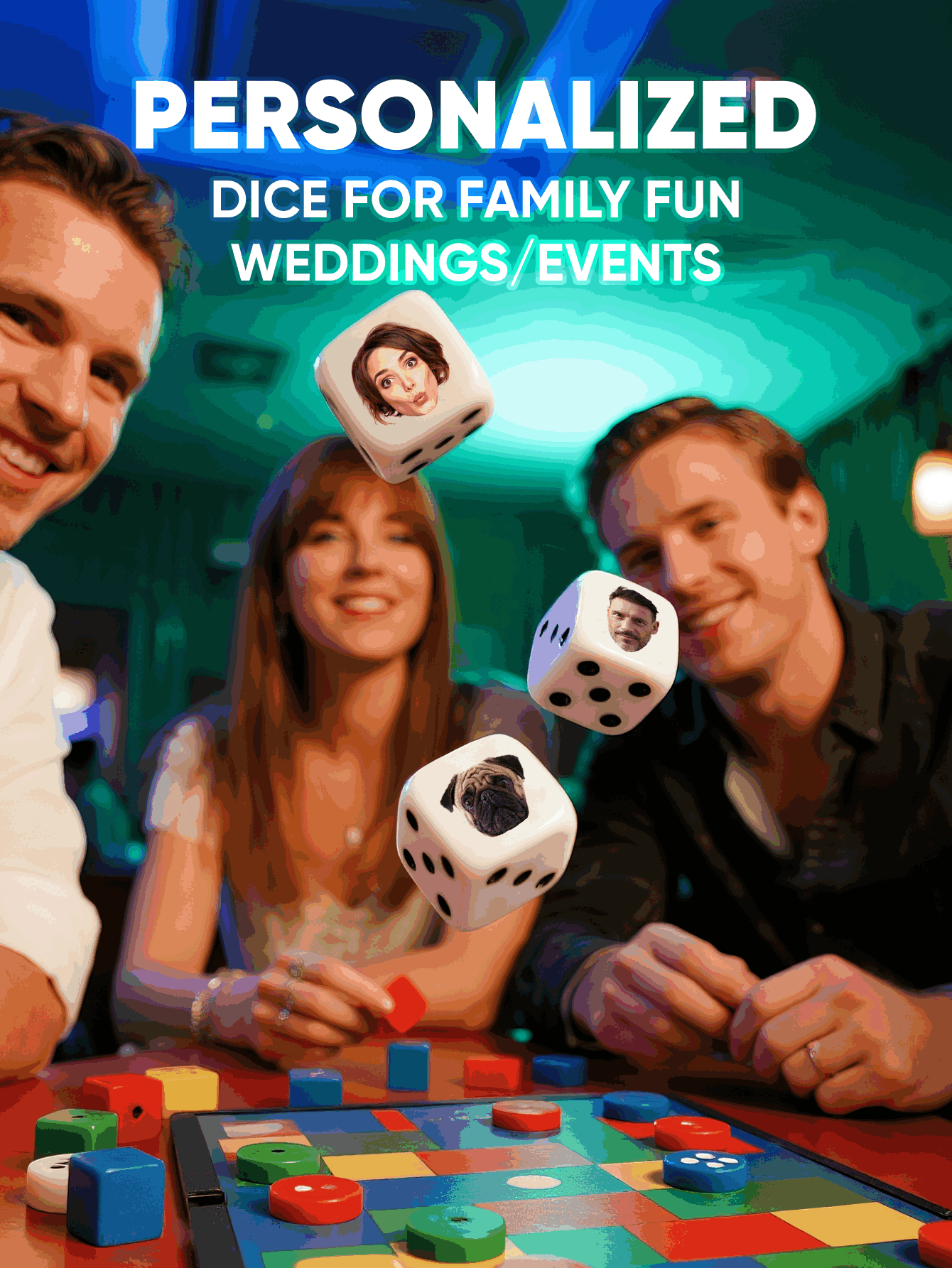 Custom Face Dice Personalized  - Party Games Christmas recension och pris