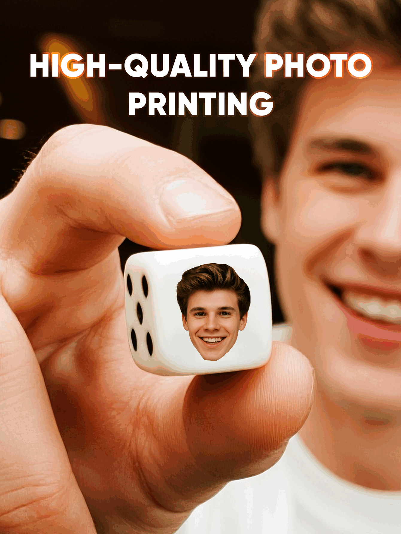 Custom Face Dice Personalized  - Party Games Christmas recension och pris