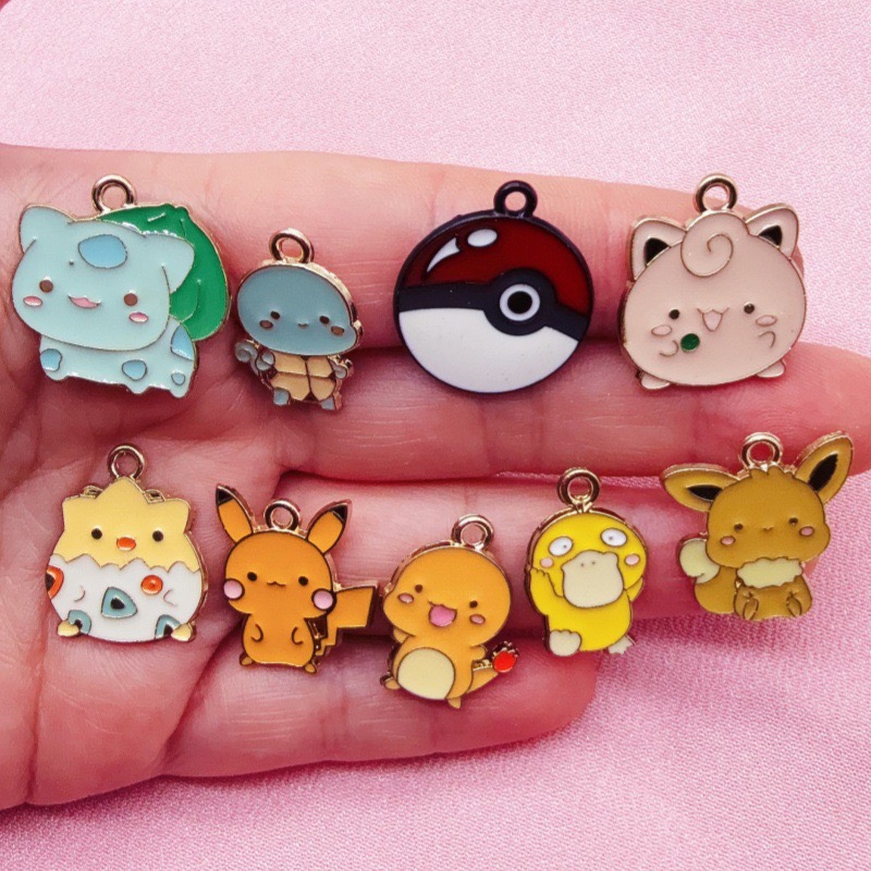 10pcs Cartoon Drip Oil Jewelry - Party Games Ideas recension och pris