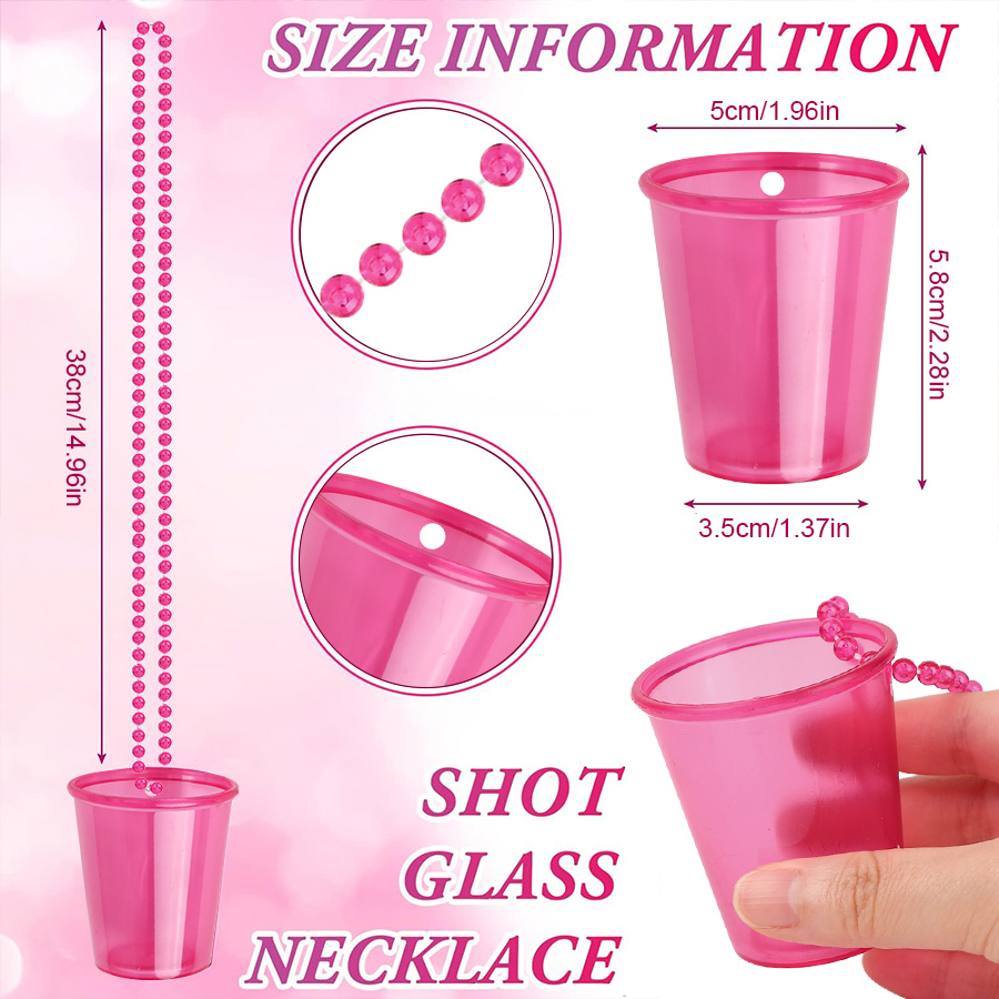 12pcs Beaded Necklace Plastic  - Party Games Bachelorette recension och pris
