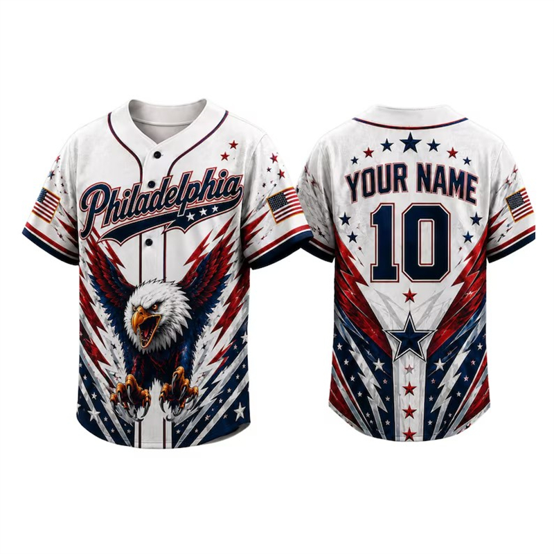 Custom Retro Baseball Jersey S - Party Games Usa recension och pris