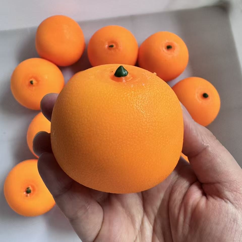Simulated Orange Stress Ball S - Party Games Ideas recension och pris