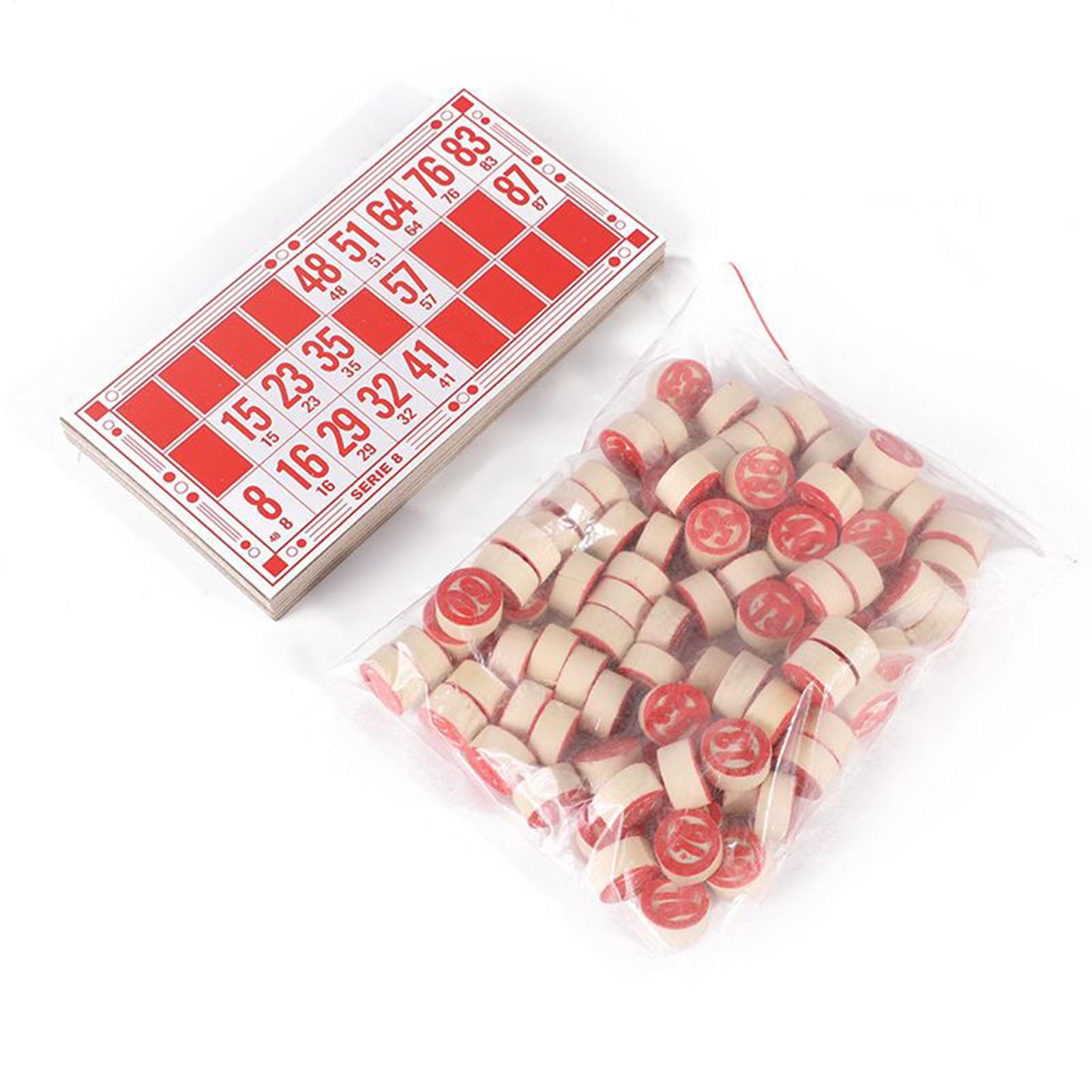 Bingo Set Vintage Wooden Inter - Play Friends Party Games recension och pris