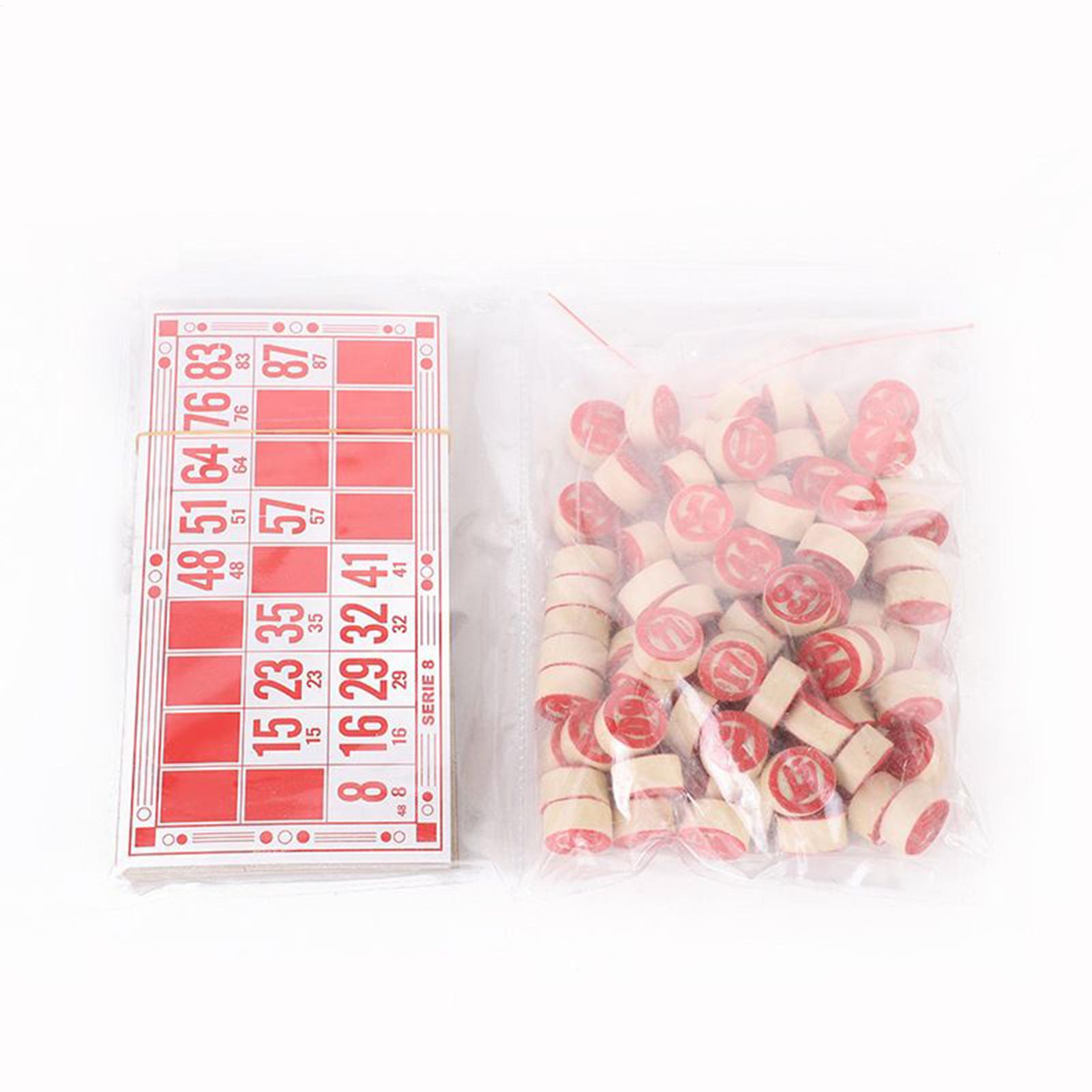 Bingo Set Vintage Wooden Inter - Play Friends Party Games recension och pris