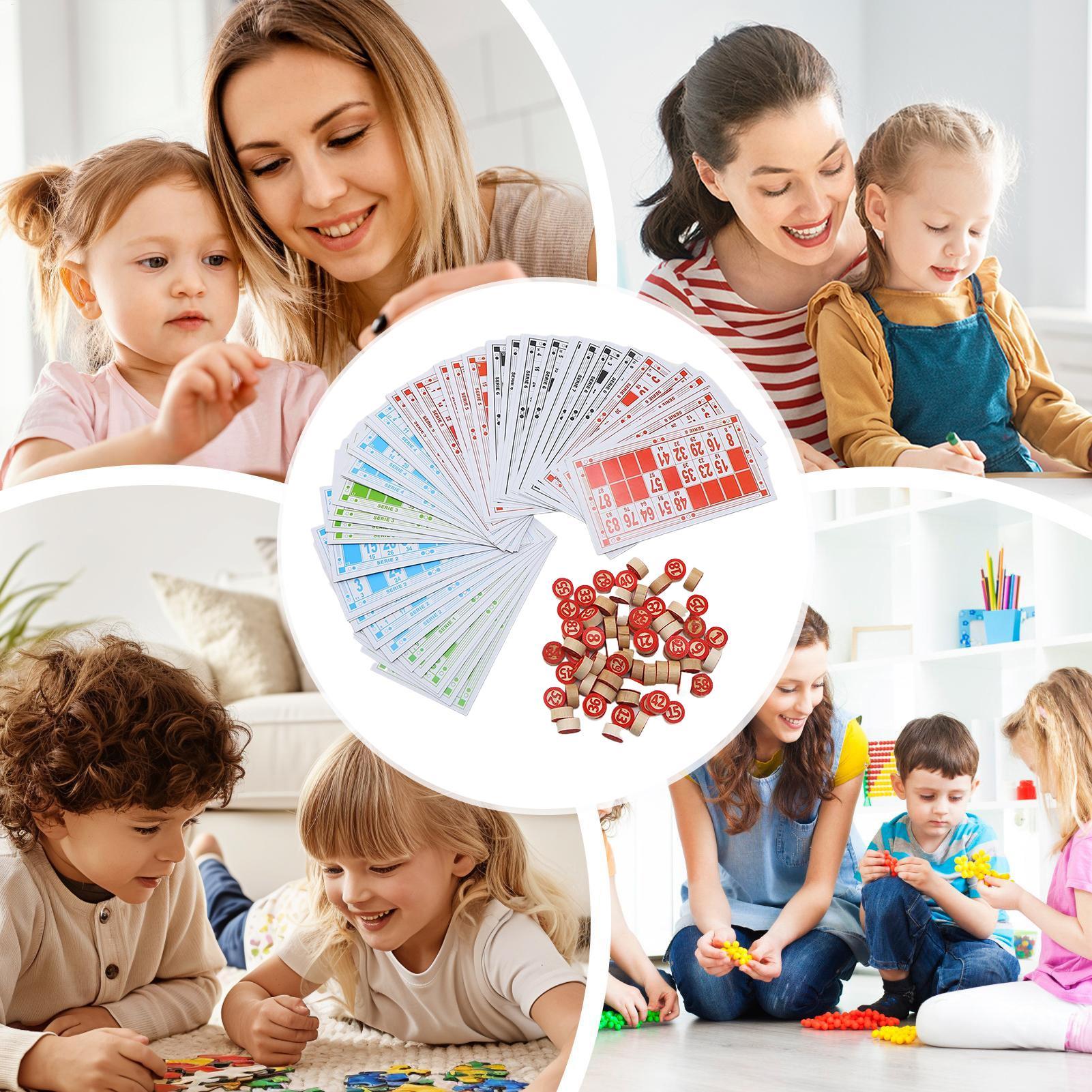 Bingo Set Wooden Funny Educati - Play Friends Party Games recension och pris